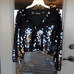 Anne Kline black mermaid jacket